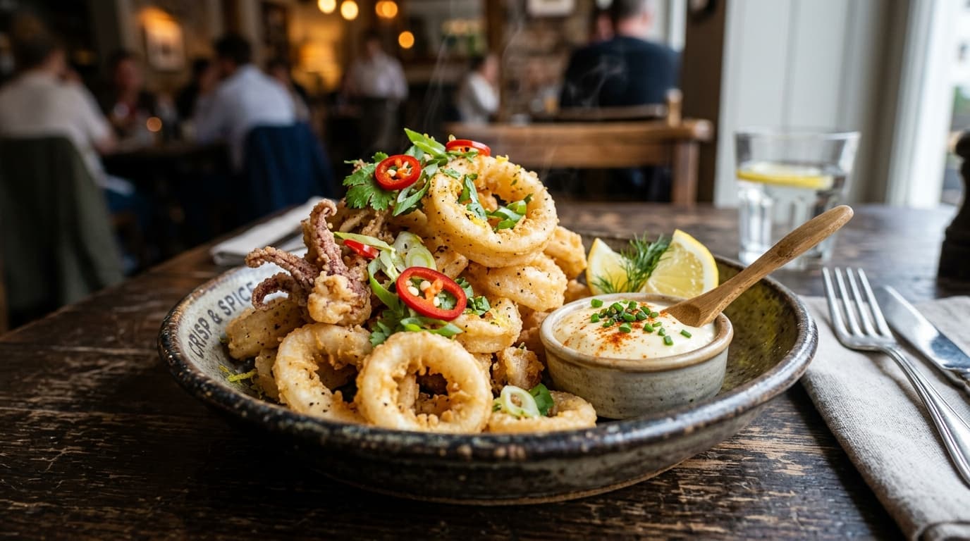 Crispy Salt & Pepper Baby Calamari